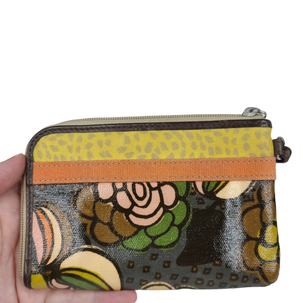 Fossil Keyper Multicolored Coated Canvas Wristlet - image 3